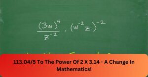 113.04/5 To The Power Of 2 X 3.14 - A Change In Mathematics!