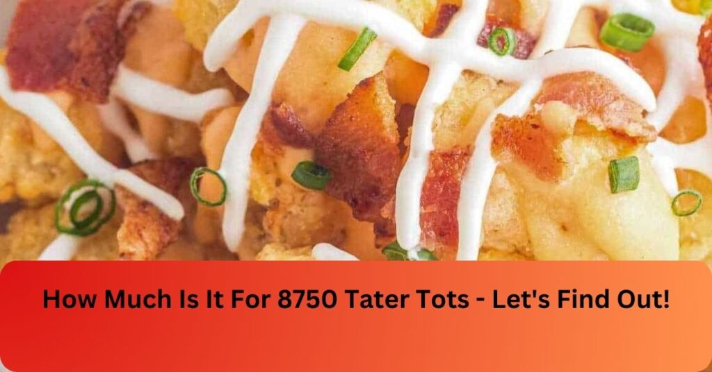 How Much Is It For 8750 Tater Tots - Let's Find Out!